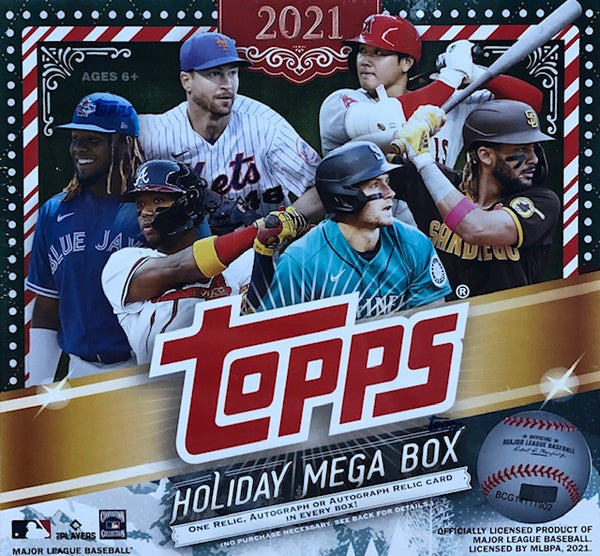 2022 Topps MLB Baseball Holiday Mega Box 