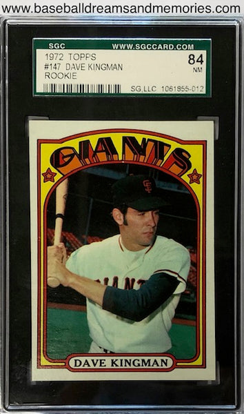 1972 Topps Dave Kingman