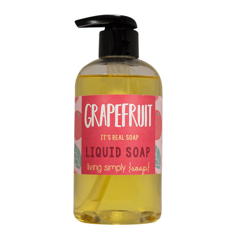 soap liquid grapefruit