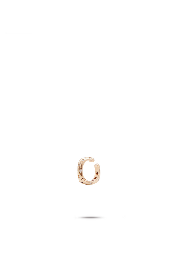 Lucida Inside Out Yellow Gold Diamond Hoop Earrings - Sarkisians Jewelry