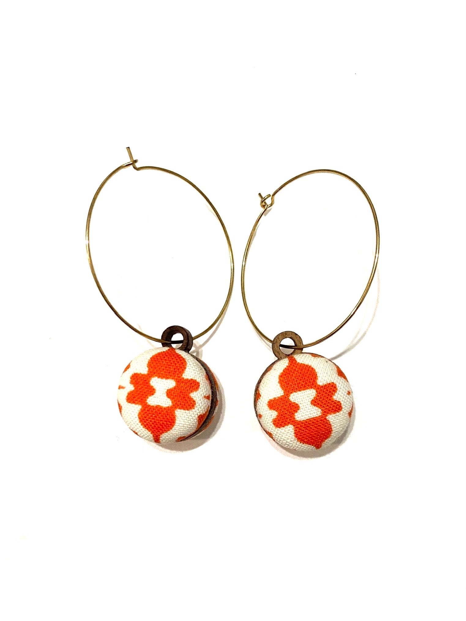 Big Everyday Hoops- Regal Orange