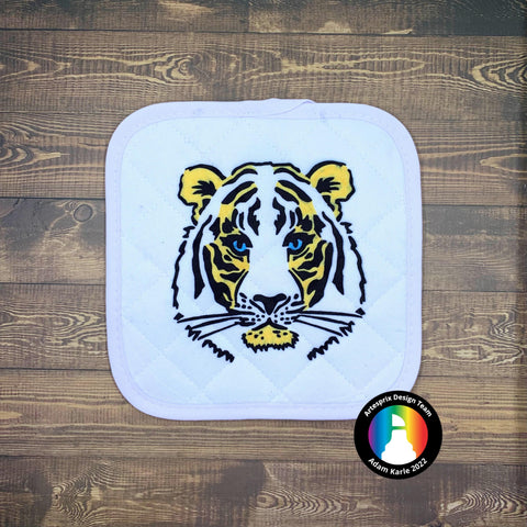 bengals DIY pot holder with sublimation markers 