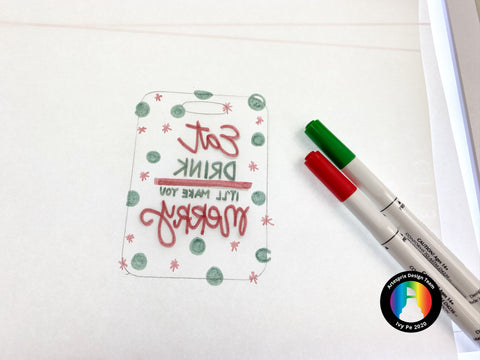 Color in your design using Artesprix Sublimation Markers