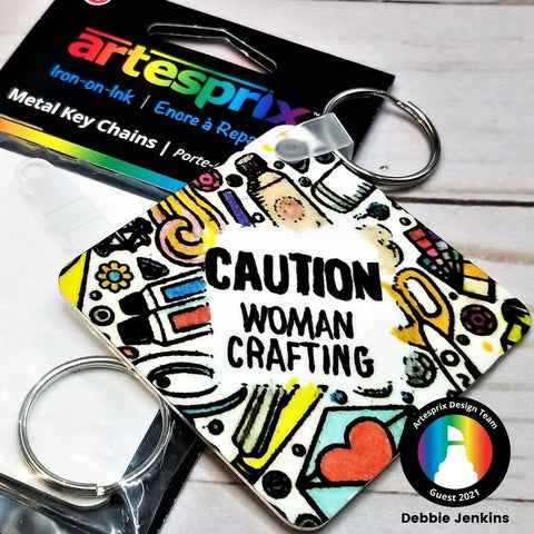 How to sublimate metal key chains 
