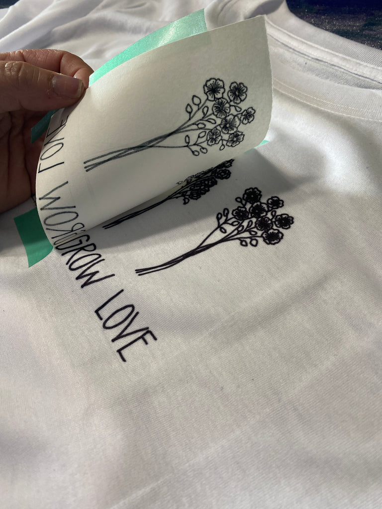 sublimation design with heat transfer markers 