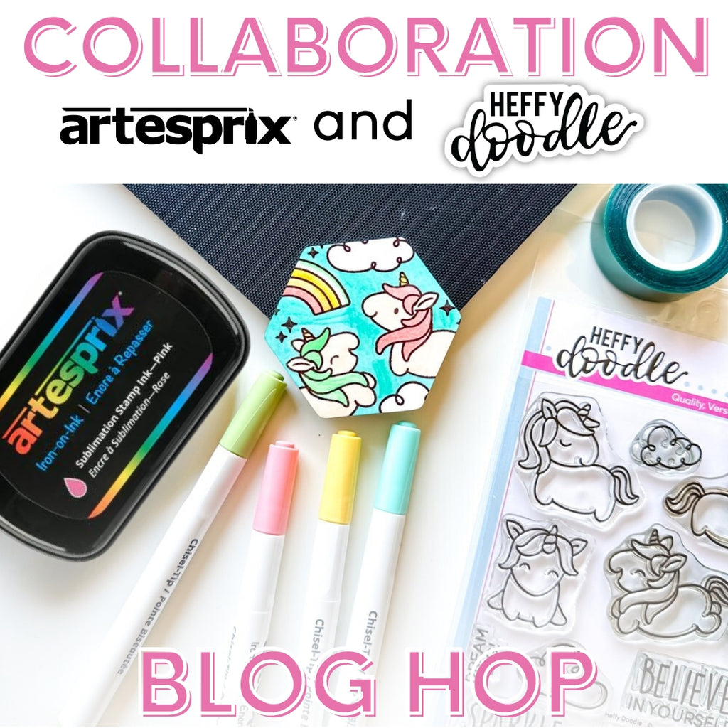 Heffy doodle artesprix collaboration blog hop