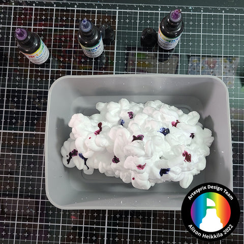 shaving cream with sublimation stamp ink refills 