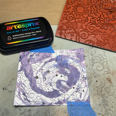 sublimation artesprix design with iron-on-ink