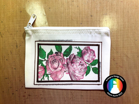 sublimation zip case with artesprix iron-on-ink 