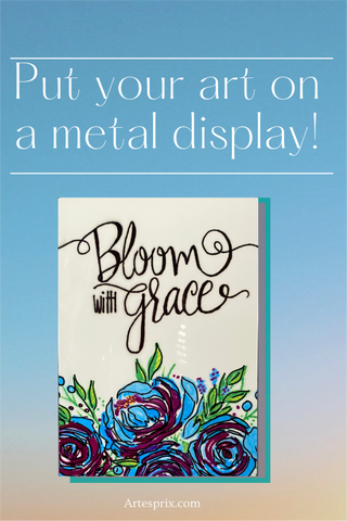 Put your art on metal panel display sublimation