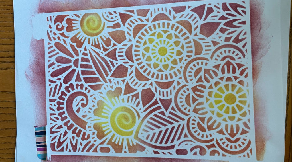 finished artesprix sublimation stamp pad design