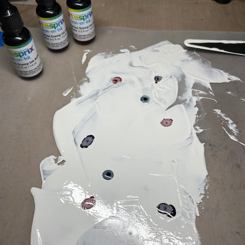 Artesprix white lightening paint with sublimation ink refill 