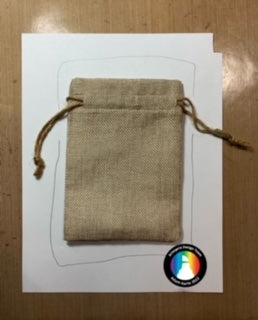 sublimation drawstring bag template
