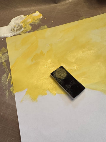 yellow sublimation paint design
