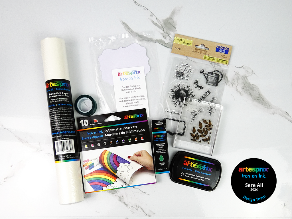 sublimation markers unisub garden stakes dollar tree stamps