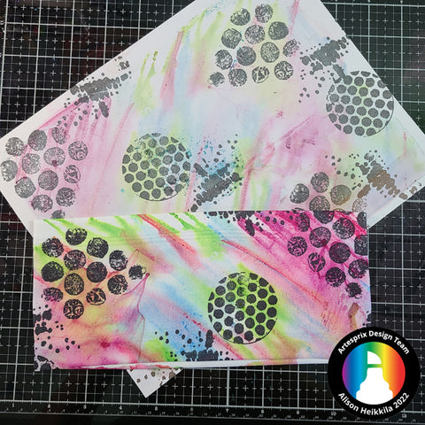 sublimation headband with artesprix markers and stamp pad 