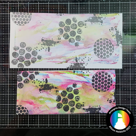 sublimation polyester headband with artesprix markers and stamp pad 