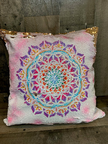 Artesprix Sequin Pillow Blank of the Month project