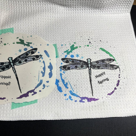 before and after sublimation transfer 