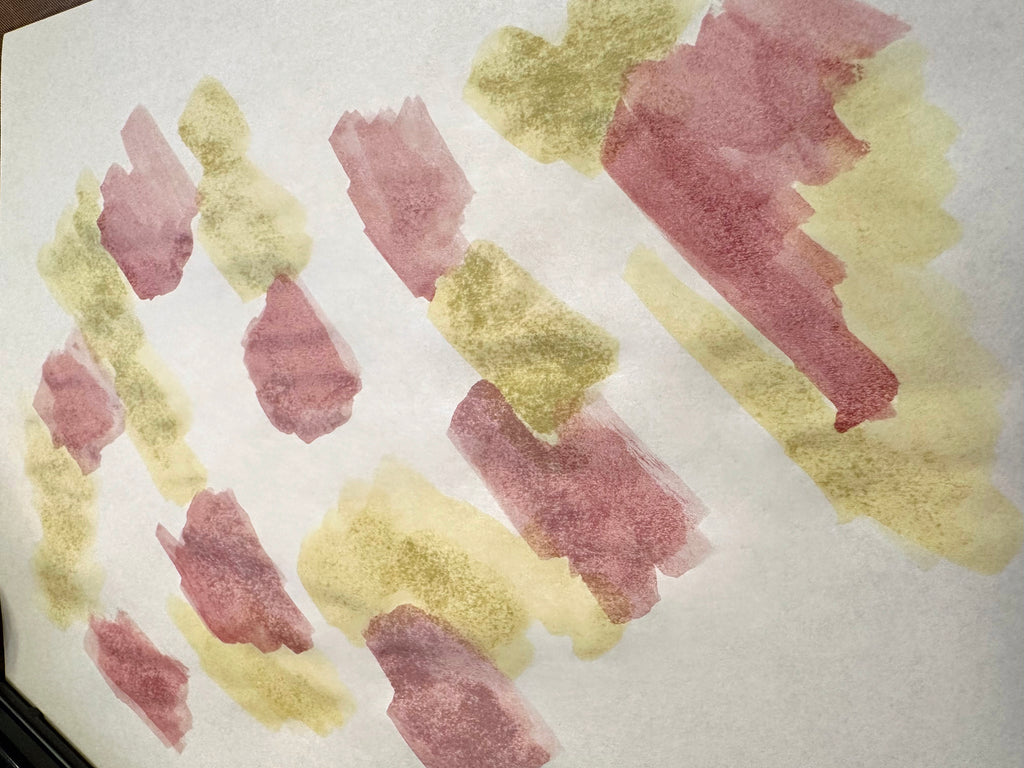 artesprix sublimation stamp pad water color ink on plain paper