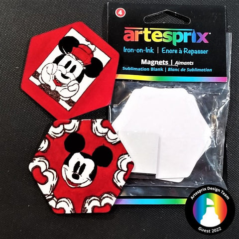 sublimation magnets with artesprix iron-on-ink