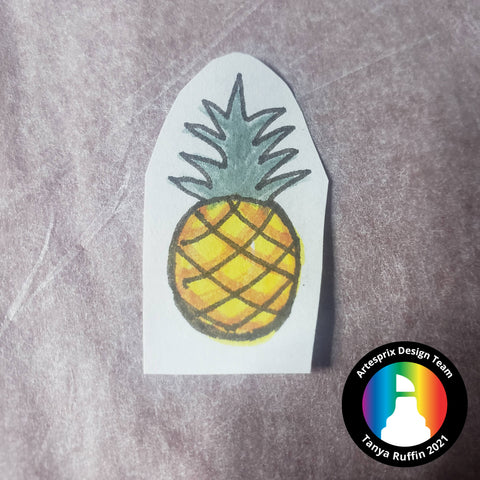 Pineapple sublimation marker design 