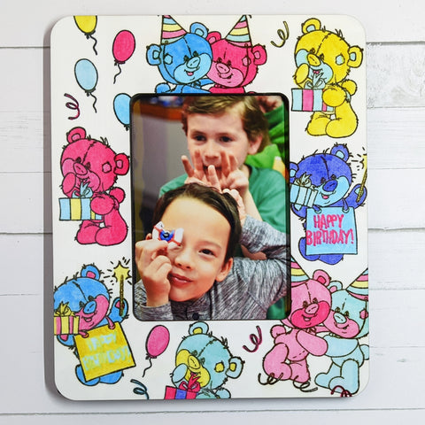 Sublimation DIY Design happy birthday picture frame 