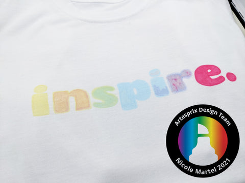 Sublimation DIY T-shirt with Iron-on-Ink Markers 