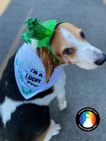 st Patrick's day sublimation artesprix dog bandana