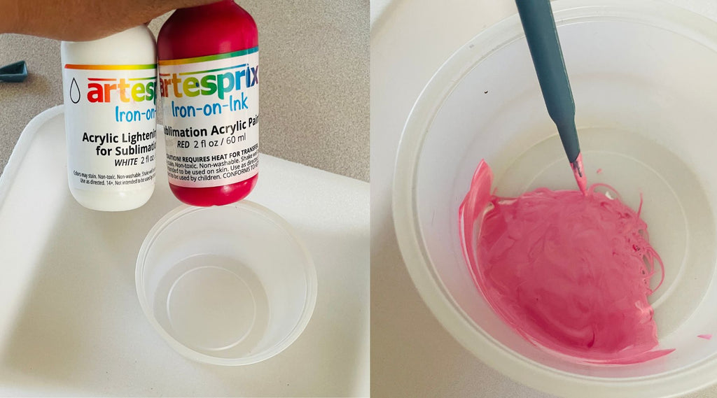 artesprix sublimation pink acrylic paint