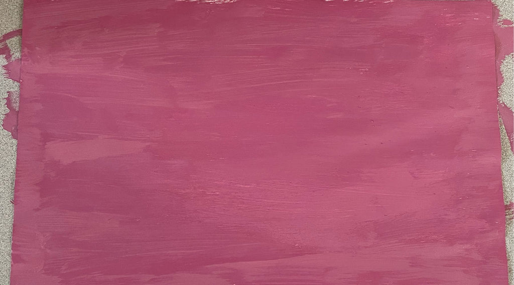 sublimation pink paint on plain paper 