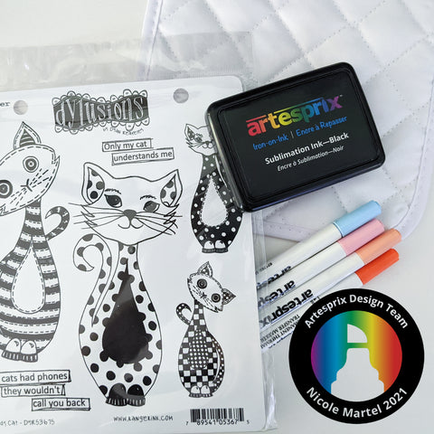 Sublimation Pot Holder DIY Tutorial with Artesprix Iron-on-Ink Craft Supplies