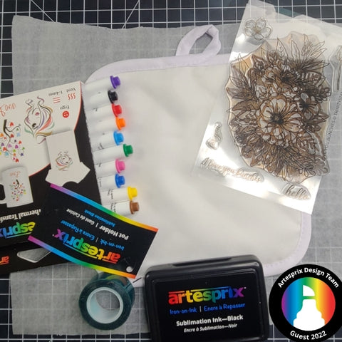 sublimation pot holder sublimation markers and stamp pad 