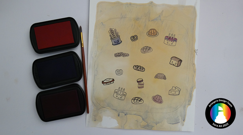 artesprix sublimation stamp pads with stampanniething stamp design 