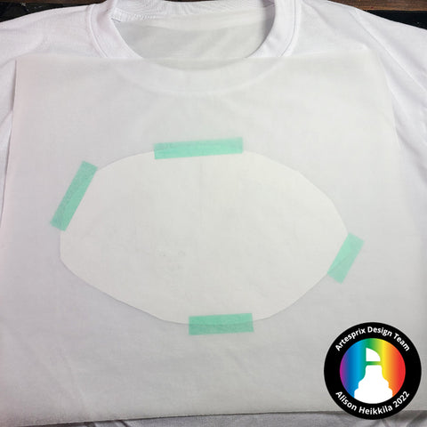 sublimation t shirt project with black sublimation marker 