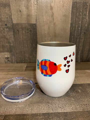 sublimation tumbler tutorial with artesprix iron-on-ink markers 