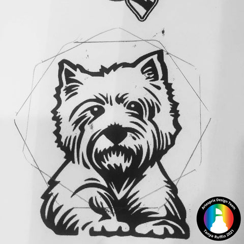 Sublimation Magnet Dog DIY Design