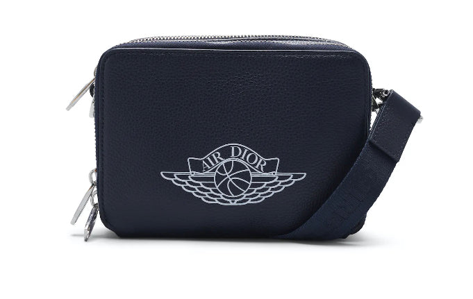 dior x jordan wings messenger bag grey