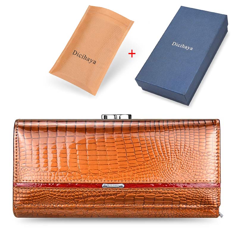 Genuine Leather Women Wallet Multifunction Womens Clutch Wallets Brand Purses Femme Billetera Card Holder Phone Bag