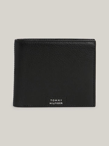 Tommy hilfiger black leather wallet 2025