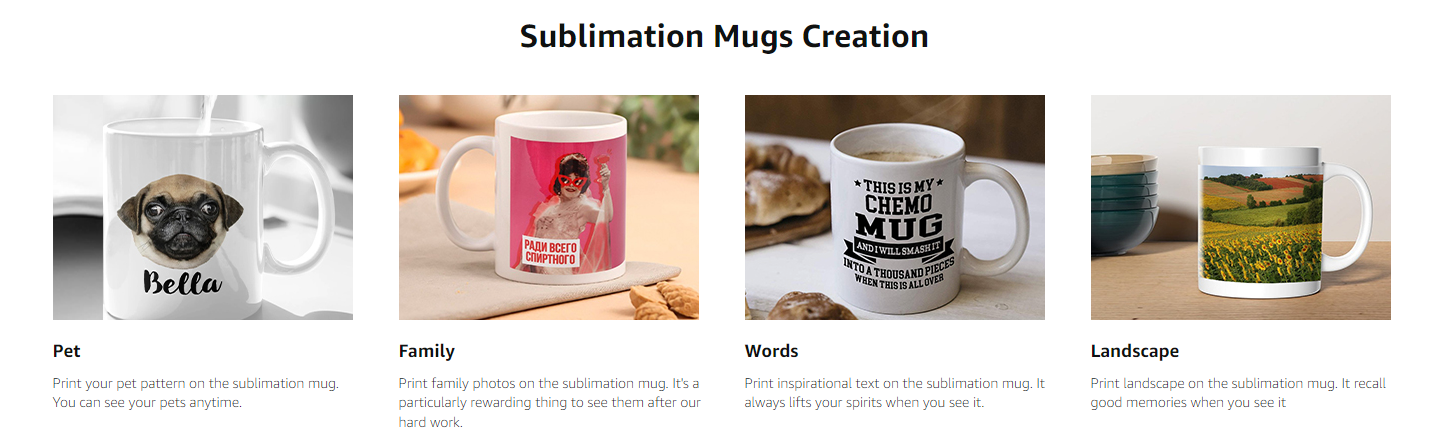 Sublimation Mugs/Cups, Sublimation White Coffee Mugs Tazas PARA