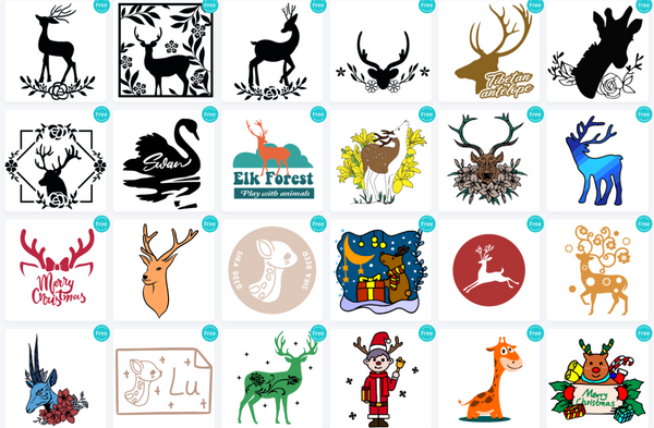 Christmas Deer SVG