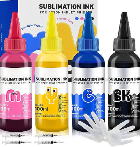Printers Jack 4 Pack 400ML Sublimation Ink