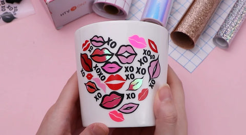 crafts for Cricut: Valentine Kiss Mug