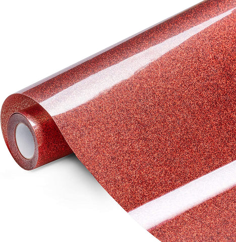 VANKERTER Glitter HTV Red Roll