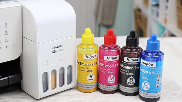 Align the sublimation inks
