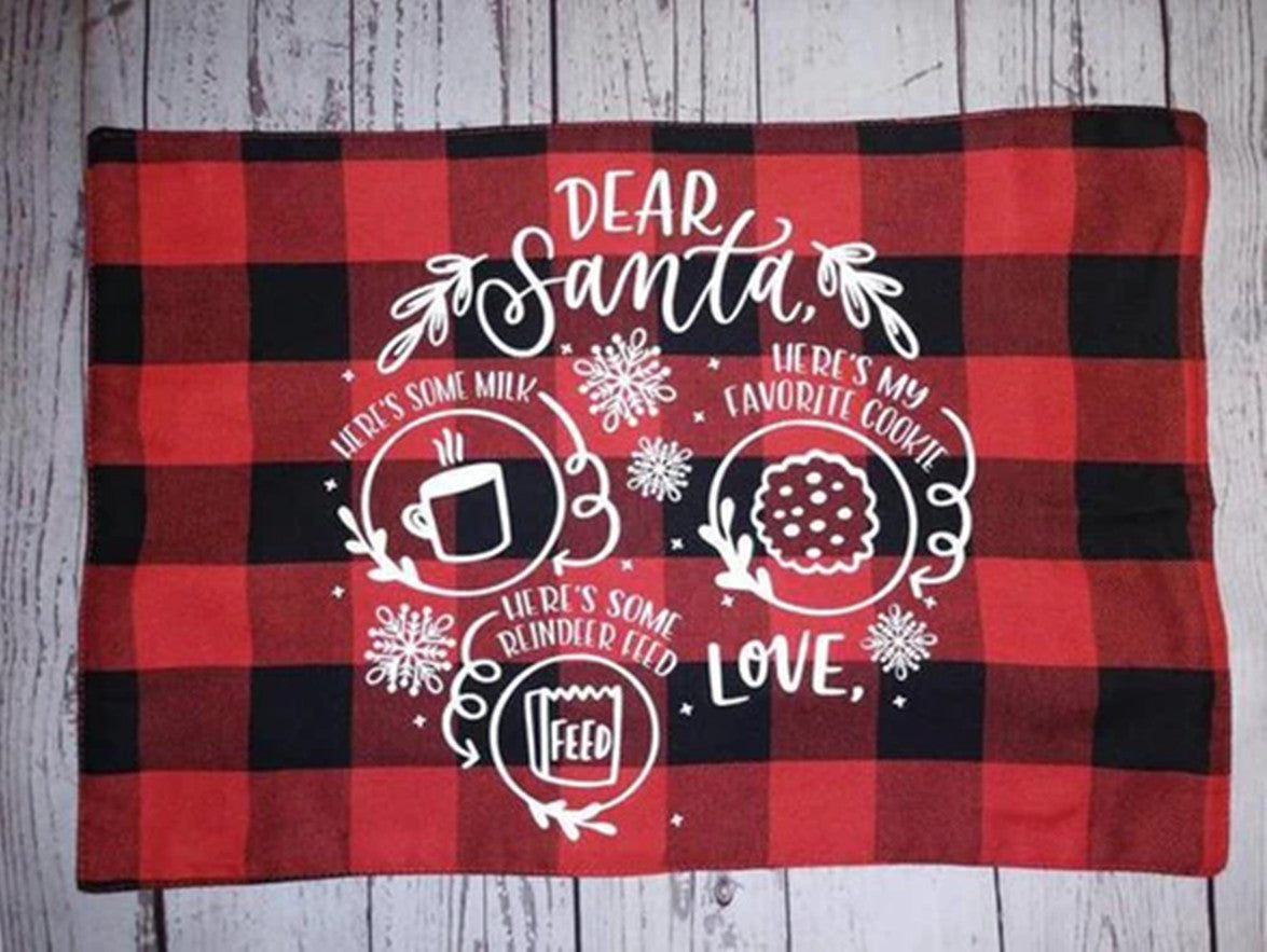 vinyl cricut christmas ideas: DIY Christmas Place Mats