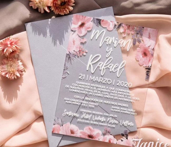 Acrylic Invitation