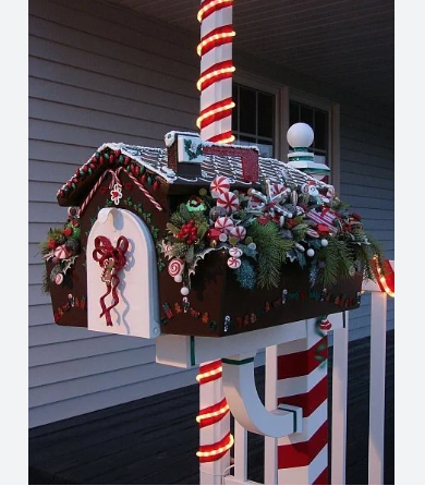 christmas mailbox sign