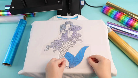 DIY Mermaid T-shirt Tutorial -4